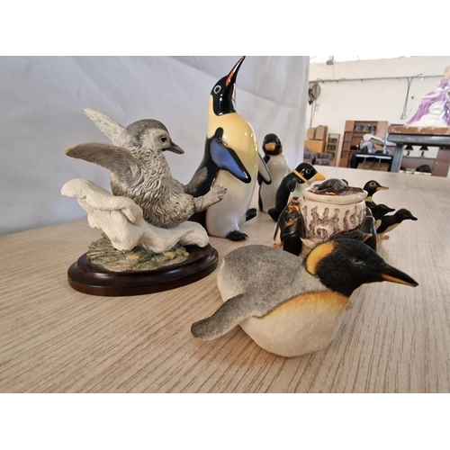 41 - Collection of 7 x Assorted Penguin Ornaments; 2 x Wade and 5 x Others, (Approx. H: 4.5 - 14cm), (7)