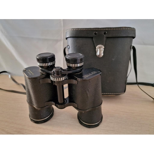 44 - Pair of Hanimex Binoculars, 10x50, 5 Degree Field, Fully Coated Optics, in Case