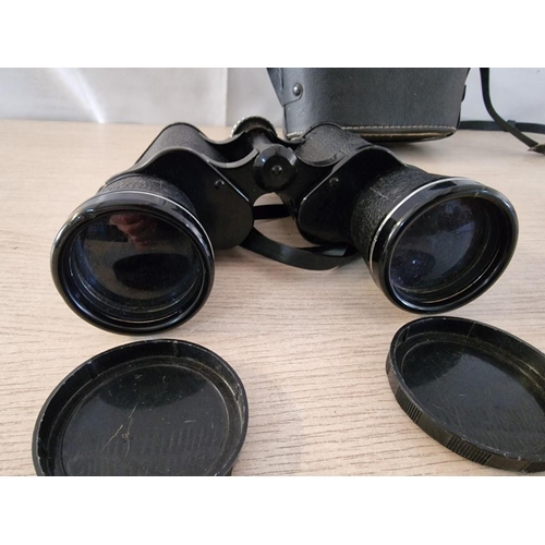 44 - Pair of Hanimex Binoculars, 10x50, 5 Degree Field, Fully Coated Optics, in Case