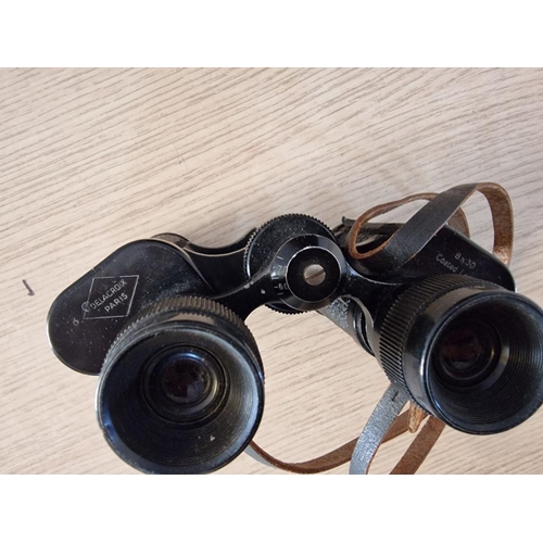 58 - Pair of Vintage (1950's) 8/30 Binoculars by 'Delacroix of Paris' in Original Case