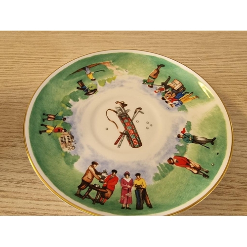 7 - Royal Worcester Large Cup & Saucer from 'Hole in One' Collection