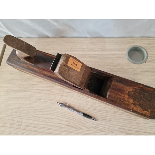 72 - Carpenter's Antique Block Plane with Iron, 44cm Bed