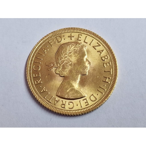 173 - British 1966 Queen Elizabeth II One Sovereign (Full) Gold Coin, (Approx. 7.98g, Ø:22mm, 22ct Gold).
... 