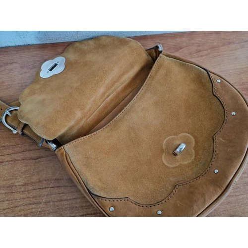 245 - Brown / Tan Leather 'Michael Kors' Handbag