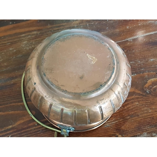 328 - Vintage Style Copper Pots (Ø14.5 x H:10.5cm and H:9.5cm x Ø7cm), (2)