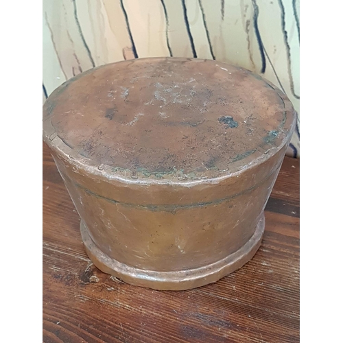 332 - Collection of Vintage Style Copper Pots (1 x Big; Ø17.5 x H:14.5cm) and 3 x Matching with Lids (Ø10.... 