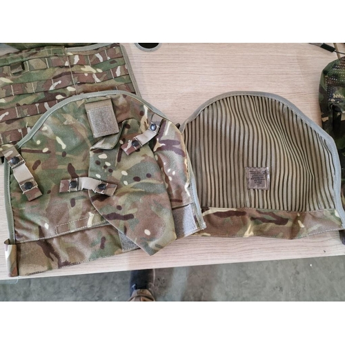 412 - Collection of Military /& Camo Items; Canvas Kit Bag, U.A.E Army Pillow, 2 x Bags, Osprey Mk 4 MTP B... 