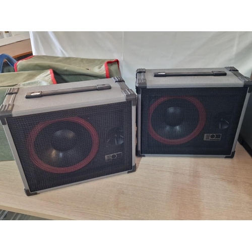 413 - Denon CD / Cassette Combi-Deck, (Model: DN-T620) Together with Pair of Speakers, Each with Slip Cove... 