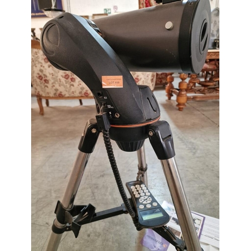 419 - Celestron NexStar 114 SLT Computerized Telescope on Tripod / Stand, (Untested)