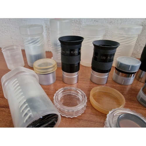 420 - Large Collection of Assorted Telescope Lenses and Filters, (see multiple catalogue photos)