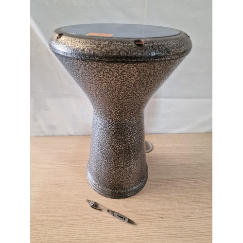 85 - 'Alexandria' Aluminium Darbuka / Goblet Drum, (Approx. H: 42cm)