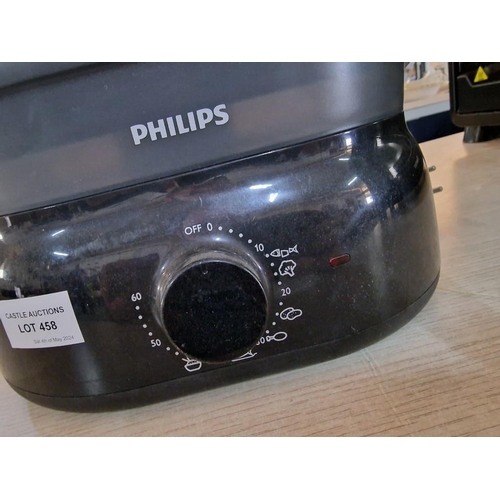 737 - Philips 3-Tier Steamer, (Model: HD9126), * Looks Unused, Untested *