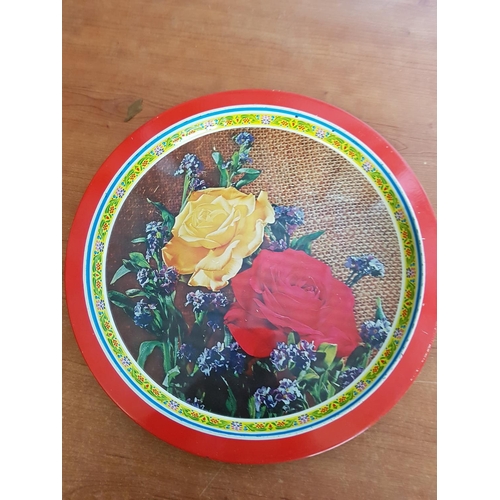 776 - Collection of 5 x Retro Round Trays; Coca Cola Trays (Plastic and Metal) and 2 x Different Pattern M... 