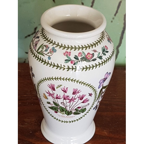 187 - Portmeirion 2 x Floral Vases 