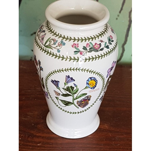 187 - Portmeirion 2 x Floral Vases 