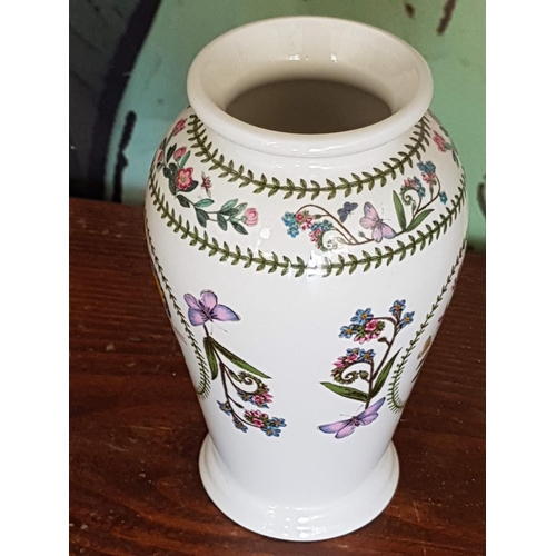 187 - Portmeirion 2 x Floral Vases 