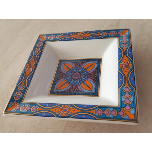 258 - Villeroy & Bosch Palome Picasso Collection of 3 x Trinket Trays / Square Dishes 