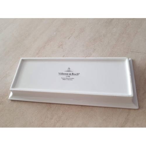 259 - Villeroy & Boch Samarkand Rubin Rectangular Tray / Dish (25 x 10cm)