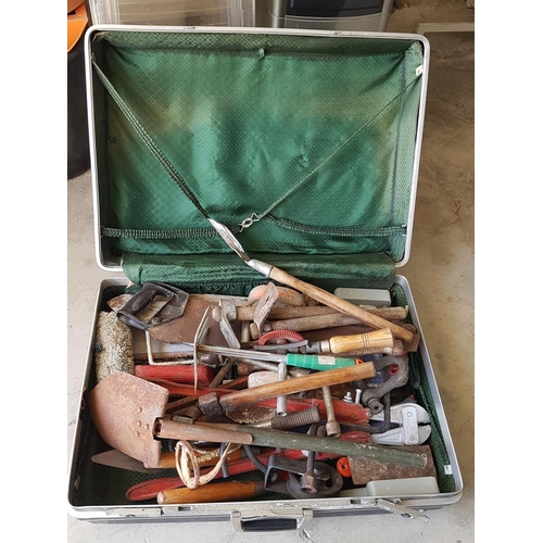 279 - Huge Collection of Assorted Tools inc; Hand Saw, Garden Tools, Folding Shovel, Axe Brace and Many Ot... 