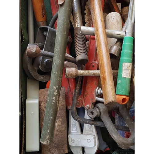 279 - Huge Collection of Assorted Tools inc; Hand Saw, Garden Tools, Folding Shovel, Axe Brace and Many Ot... 