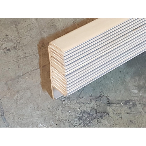 464 - Set of 15 x Silver Colour Cardboard Corner Edging (L:170cm each)