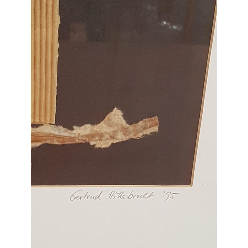 695 - Art by Gertud, Hillebrecht 95' Framed (33 x 53cm)