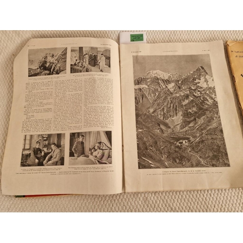 703 - 2 x Antique Issues of 'L'Illustration' (Paris, France), Dated 1919 and 1923, Including Many Interest... 