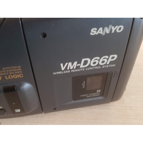 708 - Retro Sanyo VM-D66P Video Camera Recorder Camcorder and Accessories and 