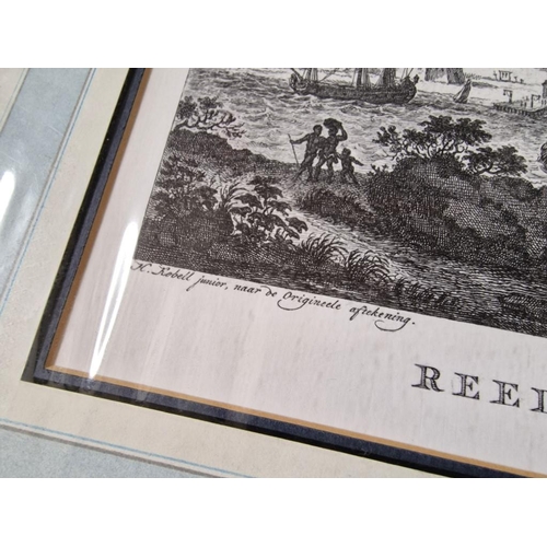 712 - Large Mounted Reprint Titled 'Cap De Bonne Esperance' by L Sabatier of Ship at Sea, Together with 'R... 