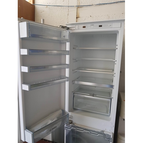 524 - Bosch Refrigerator Intergrated, Model; KIN86F30 with all the parts to Install The doors, Approx 3 Ye... 