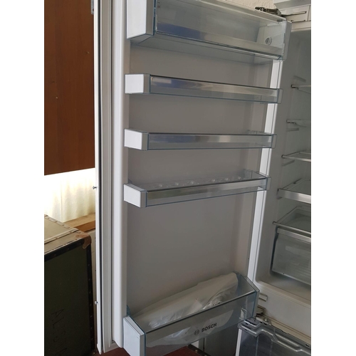 524 - Bosch Refrigerator Intergrated, Model; KIN86F30 with all the parts to Install The doors, Approx 3 Ye... 