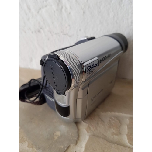 540 - Retro Panasonic Digital Video Camera, NV-GS11ED 800 x Digital Zoom, Stereo Charger, Battery, JVC Tap... 