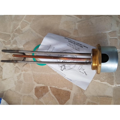 542 - Anti-Corrosive Immersion Heater with Thermostat Spanner and Others