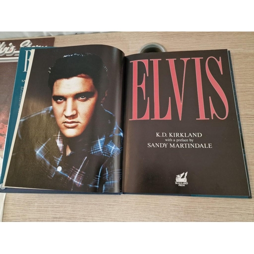 22A - Elvis Presley 'Greatest Hits' 6 Volume LP Vinyl Record Box Set, Together with 2 x Books; 'Evlis' by ... 