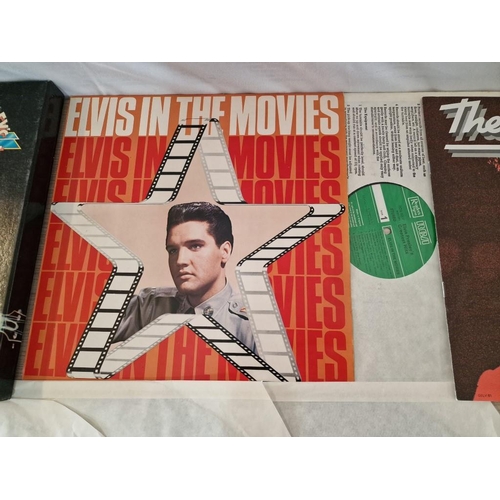 22A - Elvis Presley 'Greatest Hits' 6 Volume LP Vinyl Record Box Set, Together with 2 x Books; 'Evlis' by ... 