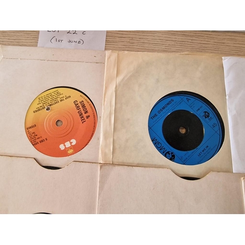 22C - Collection of Assorted 45rpm Vinyl Records / Singles, (see multiple catalogue photos for artists & t... 