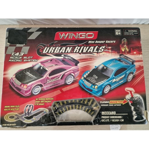 37A - Wingo 'Urban Rivals' 1:43 Scale Scalextric with Box, * Basic Test and Working *