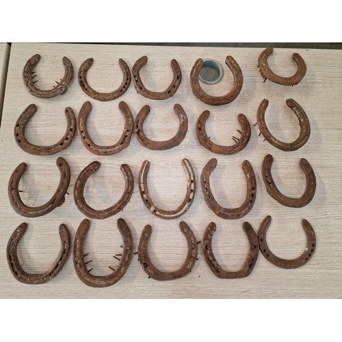 72A - Collection of 20 x Vintage Horse Shoes, (20)