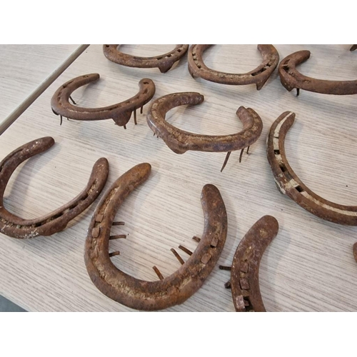 72A - Collection of 20 x Vintage Horse Shoes, (20)