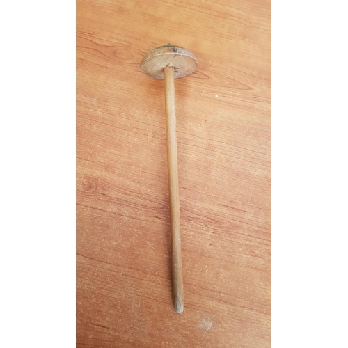 277 - Old (Vintage) Wool Spindle (Drop Spindler for Hand Spinning)