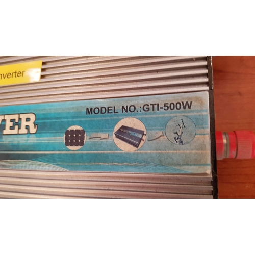 503 - 2 x Grid Tie Power Inverter Model No. GTI -500W Photovoltaic Inverter (Un-Tested)