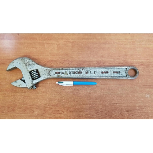 516 - Strong Hit Adjustable Wrench Toho Koki Co. Japan (18. Toho Koki_Hit-450MM Strong Kit), (A/F, L:47cm)