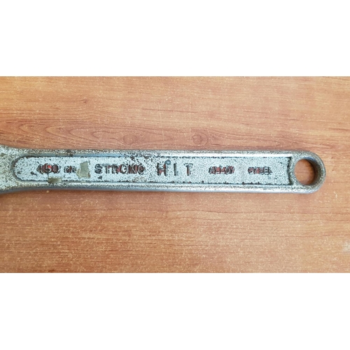 516 - Strong Hit Adjustable Wrench Toho Koki Co. Japan (18. Toho Koki_Hit-450MM Strong Kit), (A/F, L:47cm)