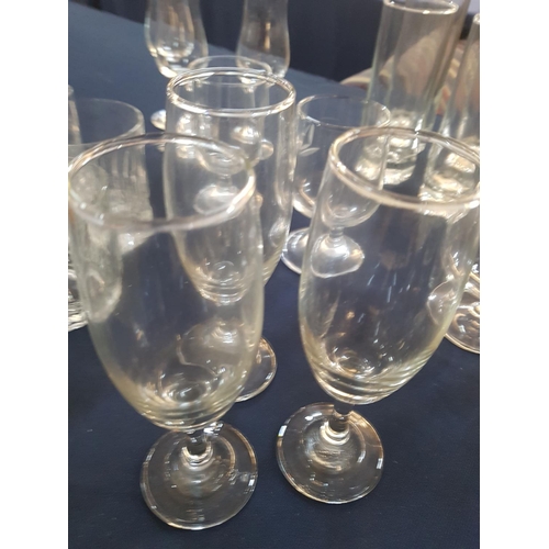 793 - 38 x Assorted Glasses; Champagne, Wine, Water, Brandy etc Glass and Crystal Glasses