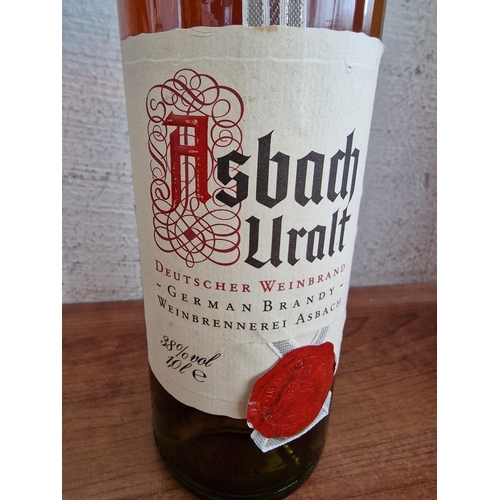 5 - Asbach Uralt German Brandy (1 Ltr, 38%), Together with Metaxa 5 Star, (75cl, 38%) in Original Box, (... 