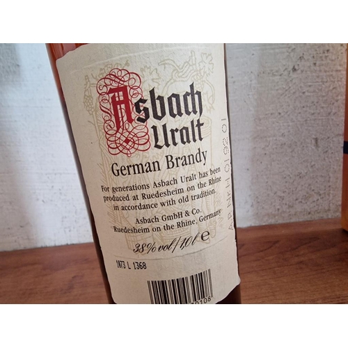 5 - Asbach Uralt German Brandy (1 Ltr, 38%), Together with Metaxa 5 Star, (75cl, 38%) in Original Box, (... 