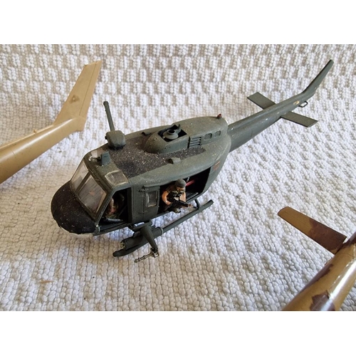 15 - Large Collection of Military Helicopter Models and Assorted Spare Parts (a/f), see multiple catalogu... 