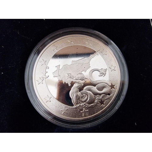 162 - Cyprus Silver Proof Coin; 'Commemorate the Accession of Cyprus to the European Union', £1 (2004), Is... 