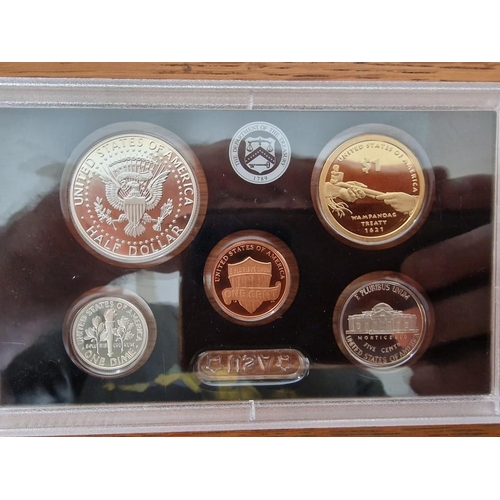 174 - 6 x USA United States Mint Proof Coin Sets; US Territories Quarters AND the Annual 4 or 5 Coin Set f... 