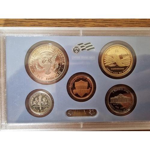 174 - 6 x USA United States Mint Proof Coin Sets; US Territories Quarters AND the Annual 4 or 5 Coin Set f... 